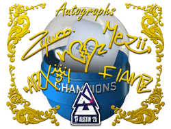 Austin 2025 Champions Autograph Capsule