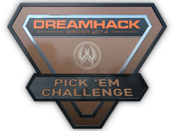 Bronze DreamHack 2014 Pick’Em Trophy