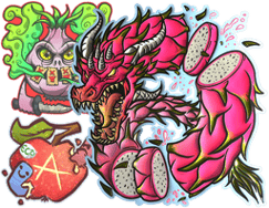 Fruits And Veggies Sticker Collection