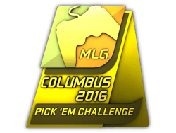 Gold Columbus 2016 Pick’Em Trophy