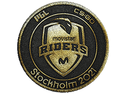 Patch | Movistar Riders (Gold) | Stockholm 2021