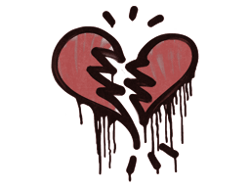 Sealed Graffiti | Broken Heart (Blood Red)