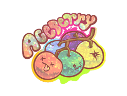 Sticker | Aceberry (Glitter)