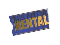 Sticker | Ain’t A Rental (Foil)