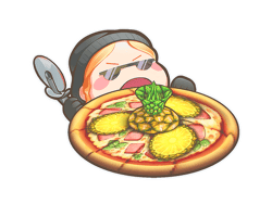Sticker | Pineapple On Pizza (Lenticular)