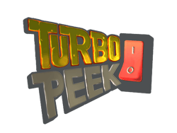 Sticker | Turbo Peek (Foil)