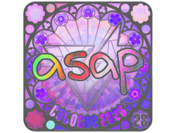 Sticker | asap (Holo, Ranked) | Cologne 2026