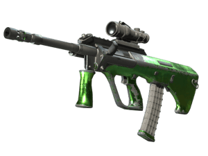 AUG | Carved Jade (Field-Tested)
