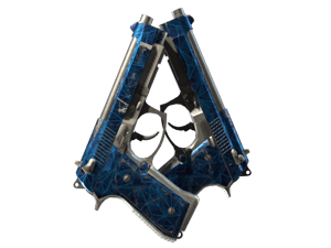 Dual Berettas | Cobalt Quartz (Field-Tested)