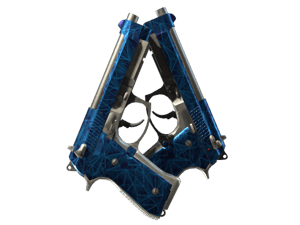 Dual Berettas | Cobalt Quartz (Minimal Wear)