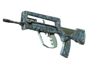 FAMAS | Cyanospatter (Field-Tested)