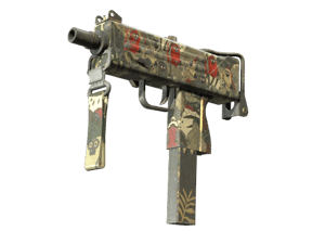 MAC-10 | Monkeyflage (Battle-Scarred)