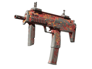 MP7 | Coral Paisley (Battle-Scarred)