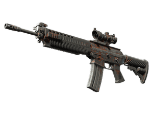 SG 553 | Basket Halftone (Battle-Scarred)