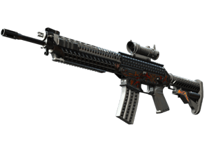 SG 553 | Heavy Metal (Minimal Wear)