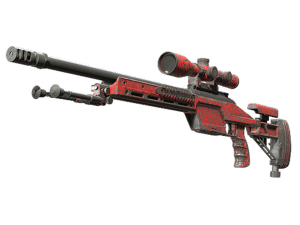 SSG 08 | Calligrafaux (Battle-Scarred)