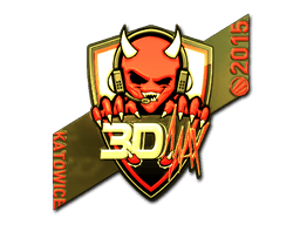 Sticker | 3DMAX (Gold) | Katowice 2015