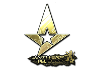 Sticker | Astralis (Gold) | Antwerp 2022