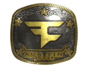 Sticker | FaZe Clan (Gold) | Austin 2025