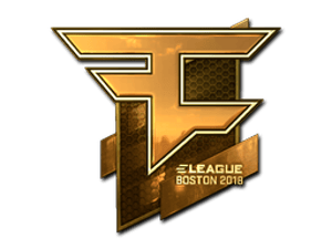 Sticker | FaZe Clan (Gold) | Boston 2018