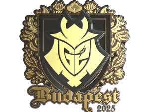Sticker | G2 esports (Gold) | Budapest 2025