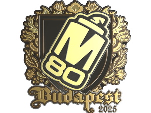 Sticker | M80 (Gold) | Budapest 2025