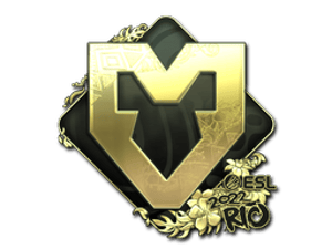 Sticker | MOUZ (Gold) | Rio 2022