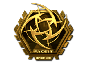 Sticker | Ninjas in Pyjamas (Gold) | London 2018