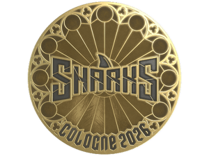 Sticker | Sharks Esports (Gold) | Cologne 2026