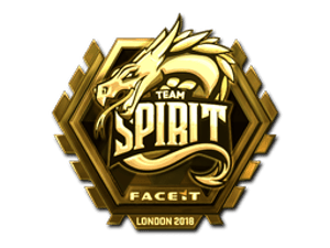Sticker | Team Spirit (Gold) | London 2018
