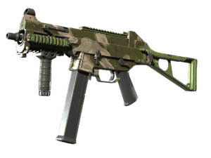 UMP-45 | Green Swirl (Field-Tested)