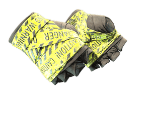 ★ Hand Wraps | CAUTION! (Battle-Scarred)