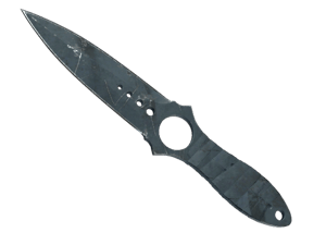 ★ Skeleton Knife | Night Stripe (Battle-Scarred)