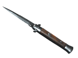 ★ Stiletto Knife | Damascus Steel (Field-Tested)