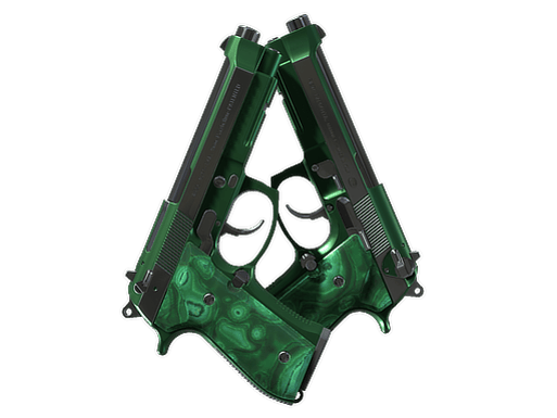 Dual Berettas | Polished Malachite