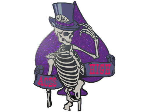 Genuine Aces High Pin