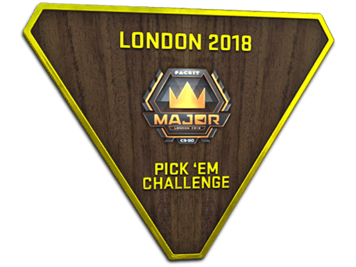 Gold London 2018 Pick’Em Trophy
