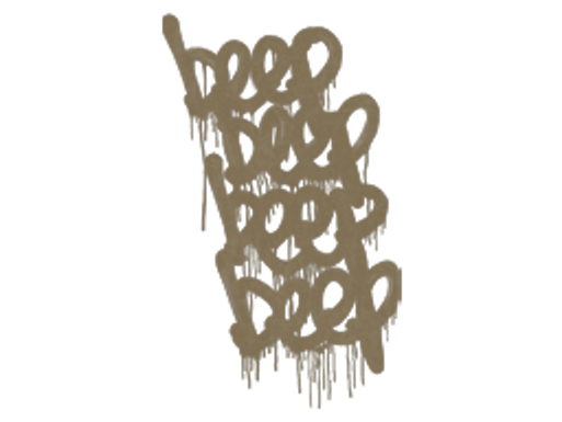 Sealed Graffiti | BEEP (Dust Brown)