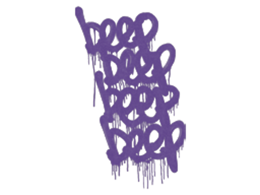 Sealed Graffiti | BEEP (Monster Purple)