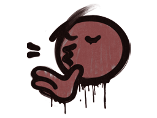 Sealed Graffiti | Chef Kiss (Brick Red)