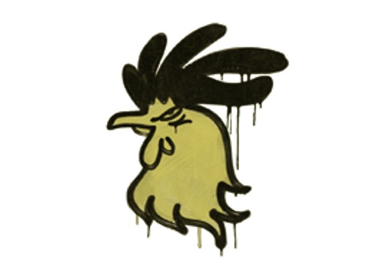Sealed Graffiti | Cocky (Tracer Yellow)