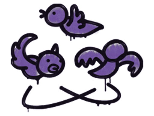 Sealed Graffiti | Dizzy (Monster Purple)