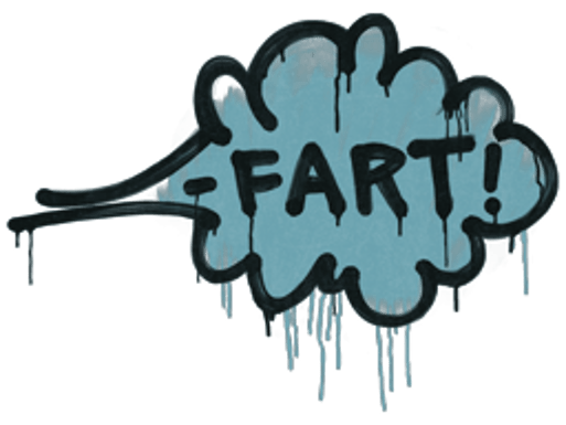 Sealed Graffiti | Fart (Wire Blue)