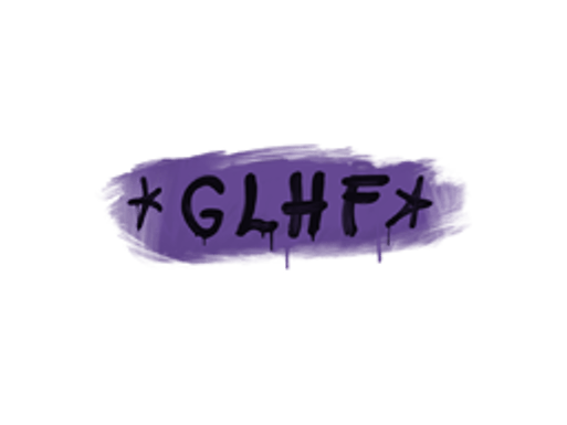 Sealed Graffiti | GLHF (Monster Purple)