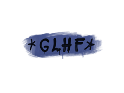 Sealed Graffiti | GLHF (SWAT Blue)