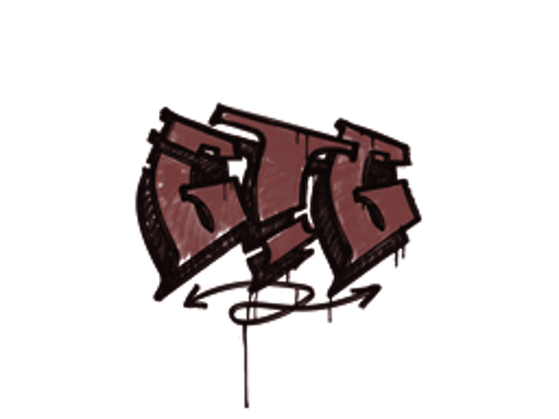 Sealed Graffiti | GTG (Brick Red)