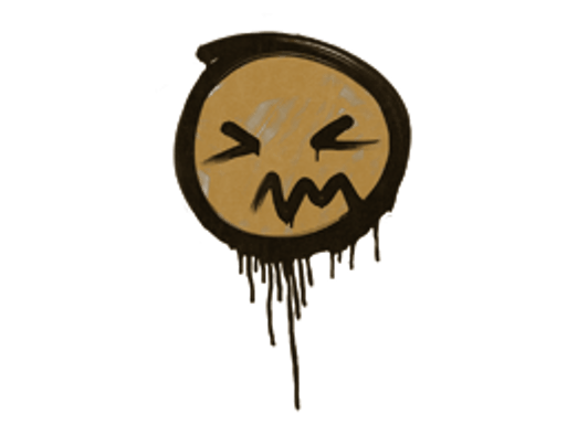 Sealed Graffiti | Grimace (Desert Amber)