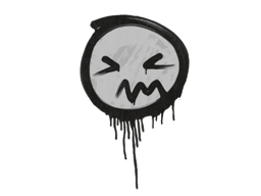 Sealed Graffiti | Grimace (Shark White)