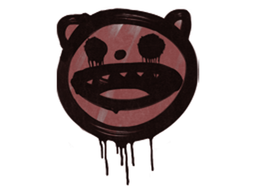 Sealed Graffiti | Happy Cat (Brick Red)