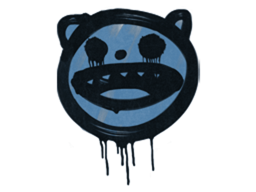 Sealed Graffiti | Happy Cat (Monarch Blue)